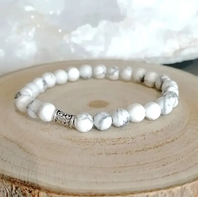 Bracelet en howlite