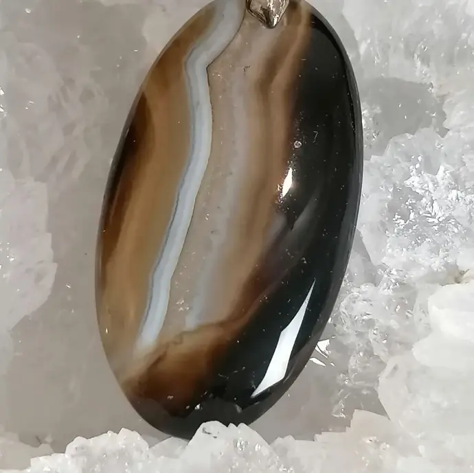 Pendentif Agate à bandes